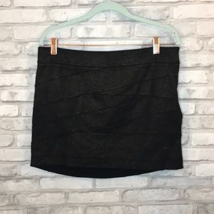 Express black sparkly mini skirt size 10